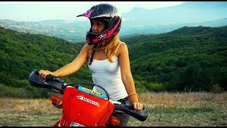 В Крымские ГОРЫ с ДЕВУШКОЙ на ЭНДУРО!