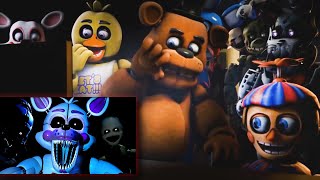 РЕАКЦИЯ ВСЕХ АНИМАТРОНИКОВ ФНАФ НА ТРЕЙЛЕР FNAF 5! FNAF SFM ANIMATRONICS REACTION TO TRAILER FNAF 5!