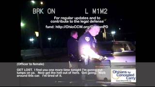 Dash Cam: Canton PD "Notification" Arrest & Officer Goes Berserk / Threatens