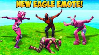 *NEW* EAGLE EMOTE BEST PLAYS! - Fortnite Funny Fails and WTF Moments! #242 (Daily Moments)