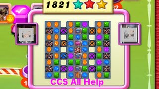 Candy Crush Saga Level 1821 NO BOOSTERS