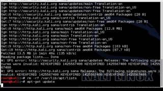 Fixing error: W:GP error