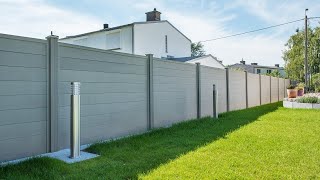 Duofuse® lames rainurées - languettées pour écrans de jardin - FR