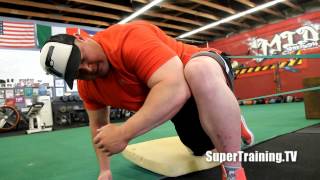 Mark Bell Mobility Warm up and Speed Pulls | Audio Commentary | SuperTraining.TV