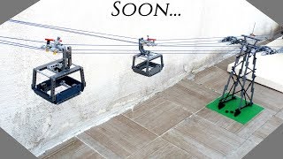 Lego Technic Detachable 3S Ropeway - Teaser - MOC