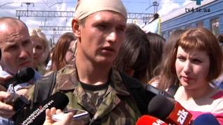 Хлопців з Волновахи в Тернополі зустріли як героїв