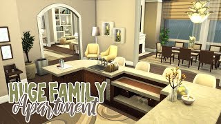 Huge Family Apartment || The Sims 4: Speed Build