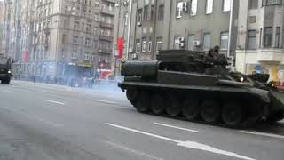 Парад Победы 2015. Проход боевой техники по Тверской, 04 мая 2015