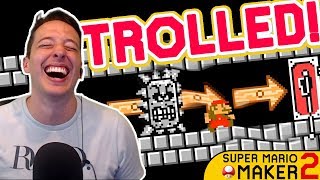 Getting TROLLED In Mario Maker 2 Is Already AMAZING!!!
