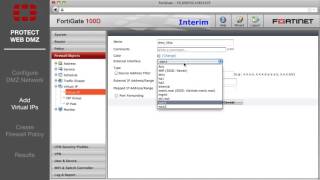 FortiGate Cookbook - Protecting a Web Server with DMZ