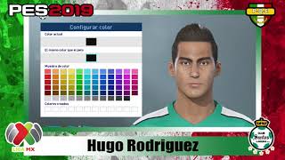 PES 2019 Santos Laguna Hugo Rodriguez Apariencia y habilidades