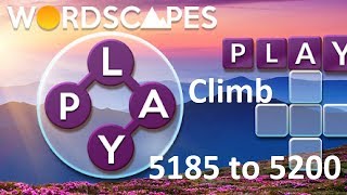 Wordscapes 5185 to 5200