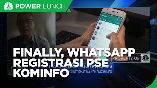 Akhirnya, Whatsapp Daftar PSE Kominfo