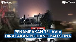 Tel Aviv, Israel Diserang Lagi? Viral Rekaman Diduga Roket Kelompok Pejuang Palestina Meluncur