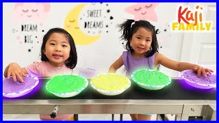Emma and Kate play with Slime and more fun kids activities!