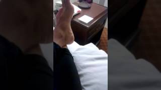 SEDUCTIVE FOOT FETISH FOOT TEASE VIDEO!!!(Gorgeous feet sexy arches!!!)