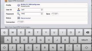 iPad/iPhone OpenVPN setup