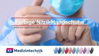 Farbige Nitril Handschuhe bei KS Medizintechnik