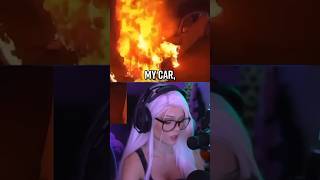 Stalker Lights Streamer’s Car on Fire #Shorts