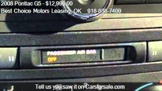 2008 Pontiac G5 GT Coupe - for sale in Tulsa, OK 74112