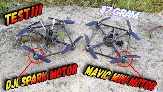 Тесты Миниспарка и Микромавика! Моторы от Mavic Mini удивляют!