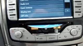 Ford Mondeo (UK) DVD navigation - how to get the DVD out (works for SD card also)