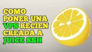 VPS recien creada a juice SSH