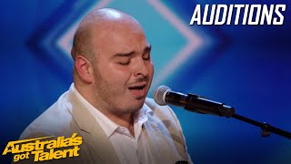 Paul's INCREDIBLE voice brings on waterworks | AUDITIONS | Australians Got Talent 2019