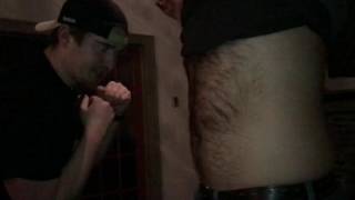 Aj punches Travis in slo-mo