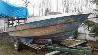Ремонт лодки "ТЕМП" ч.2.