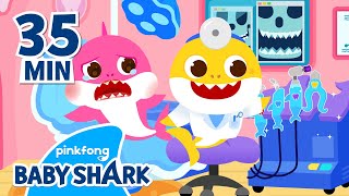 Mommy Shark Visits Baby Shark Doctor | +Compilation | Boo-Boo Episodes 