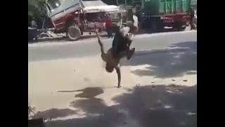 DRUNK Gymnastic girl Awesome :)