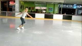 Ковзанка Ашан Каток "Кінг Крос Леополіс" Львів (ice skating Lviv)