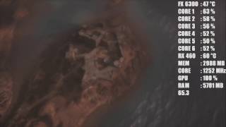 Battlefield 1 - FX 6300 4.4 - RX 460 - Ultra Settings 1080p
