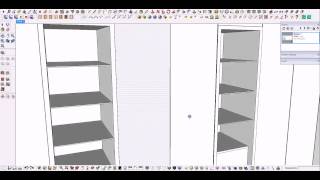 SketchUp полигональное моделирование ( стенка ) ч 1