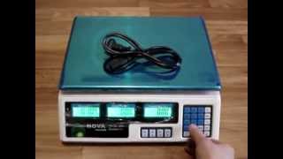Торговые весы Nova - видео