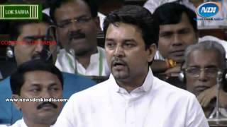 Anurag Thakur defended Modi government for Price Hike issues
