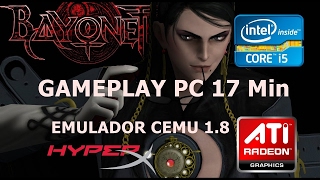 17 Min Bayonetta 1 PC Mi Gameplay Emulador Cemu 1.8 60 fps