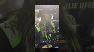 Post Lucas oil 200 interview with Hailie Deegan