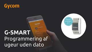 DK-  G-SMART Programmering af ugeur uden dato