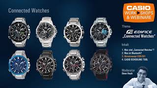 EDIFICE EQB-501 Webinar Connected Watches