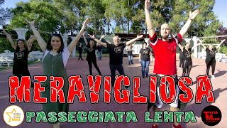 MERAVIGLIOSA || Passeggiata lenta || Balli di gruppo 2021|| tutorial || Andrea Stella