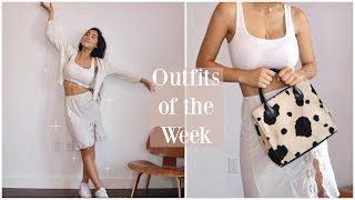 Thrifted Outfits of the Week | Retro, Lingerie, Monochromatic |