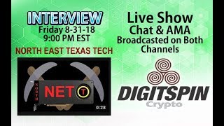 $ETN #Electroneum #Bittube - Digitspin & NorthEast Texas - Live Chat and AMA Show - Mining