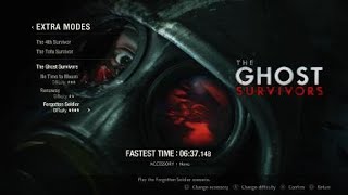 RESIDENT EVIL 2 The Ghost Survivors Forgotten Soldier speed run 06:37 min