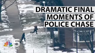 Raw Video: Police Chase Ends Near Halsted, I-57