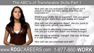 RDG Careers - Transferable Skills Part 1