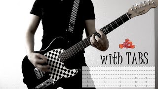 Nightwish - Nemo Guitar Cover w/Tabs on screen