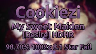 Cookiezi | Mia REGINA / R3 Music Box - My Sweet Maiden [Desire] HDHR 98.70% 1802/2091x ★8.1 Fail