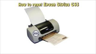 Reset Epson C43 Waste Ink Pad Counter
